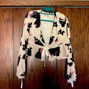 Free People velvet jacket